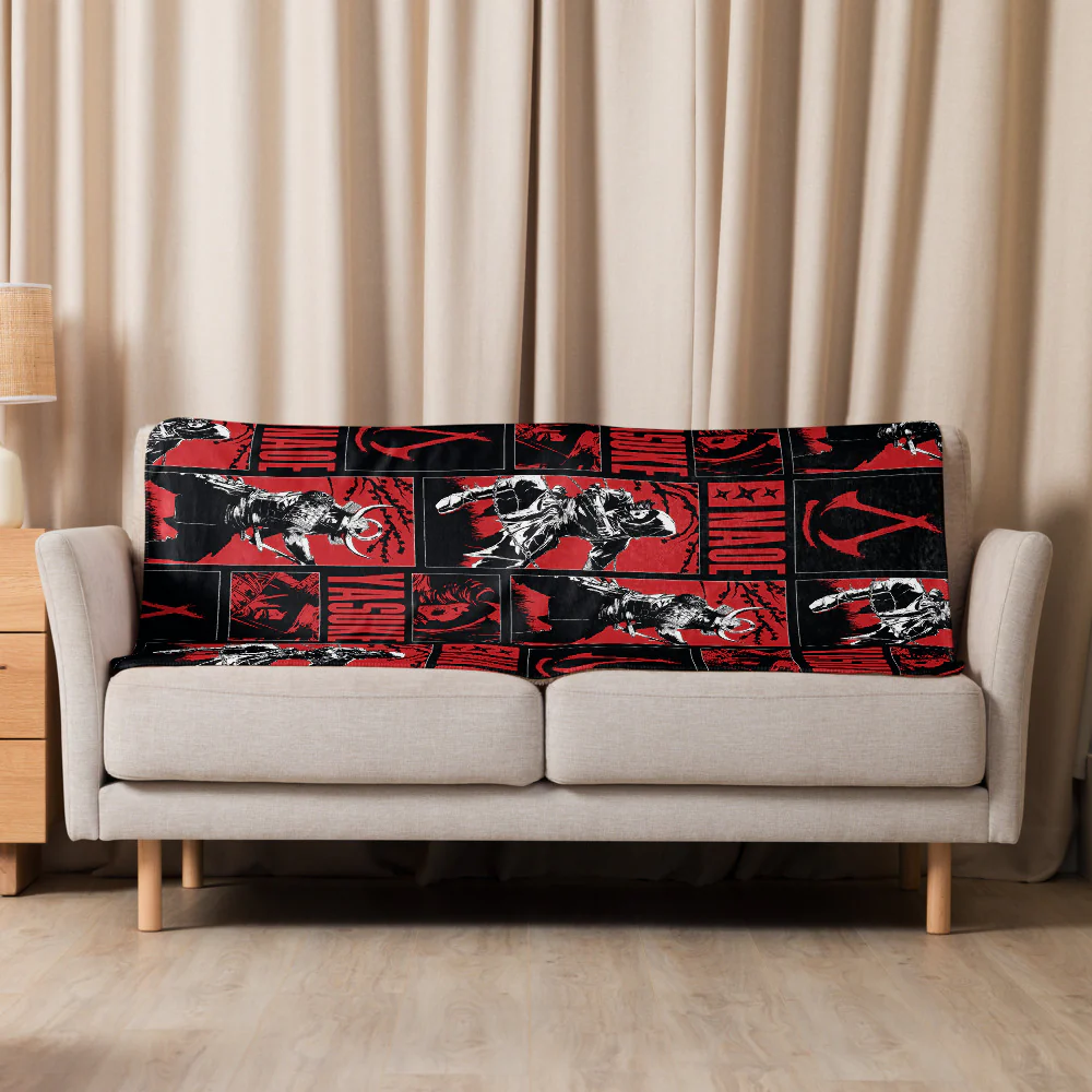 Assassin's Creed Shadows Yasuke & Naoe Sherpa Blanket - Image 4
