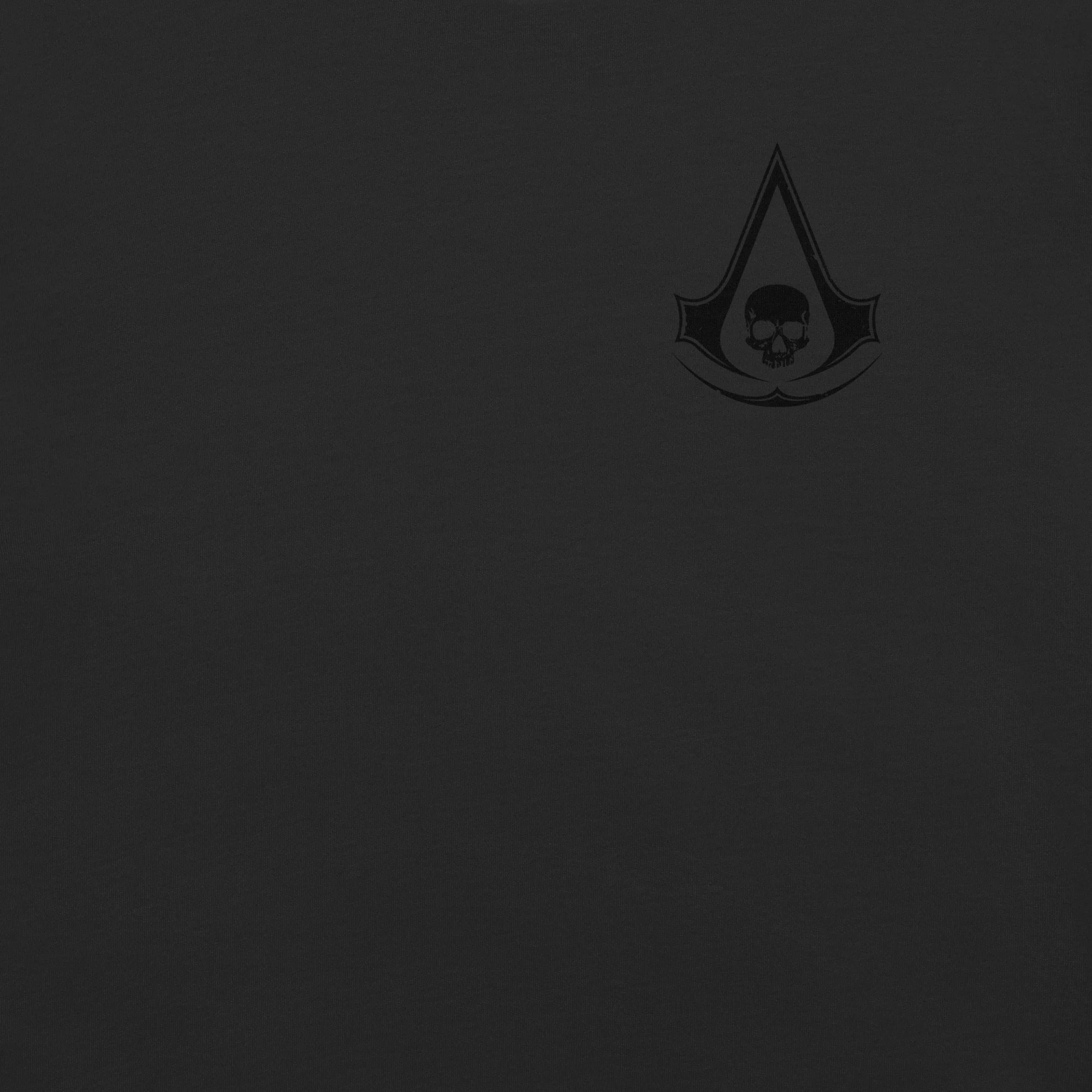Assassin's Creed Black Flag Resynced Comfort Colors T-Shirt - Skull Crest - Image 4