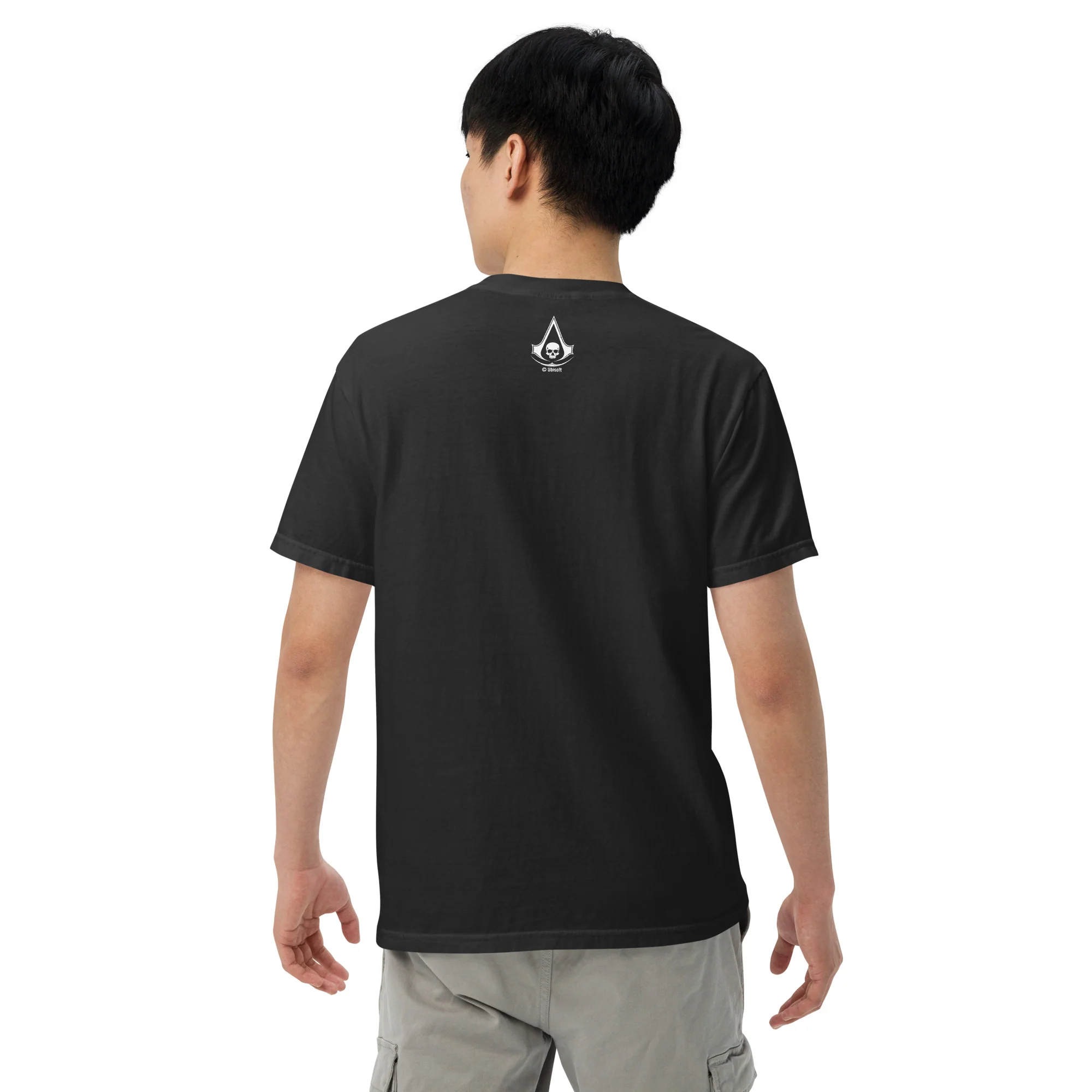Assassin's Creed Black Flag Resynced Comfort Colors T-Shirt - Skull Crest - Image 5