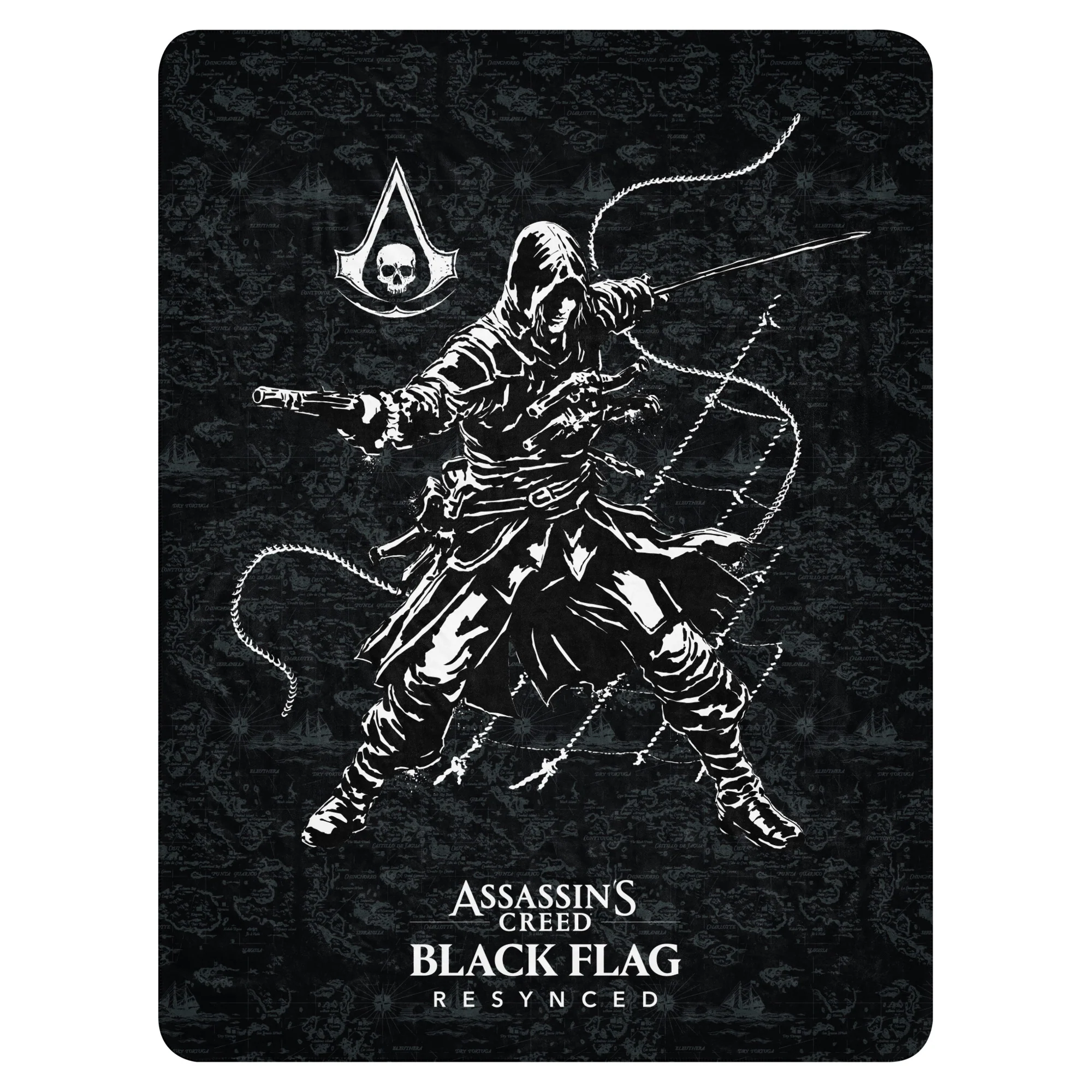 Assassin's Creed Black Flag Resynced Sherpa Blanket - Edward Kenway