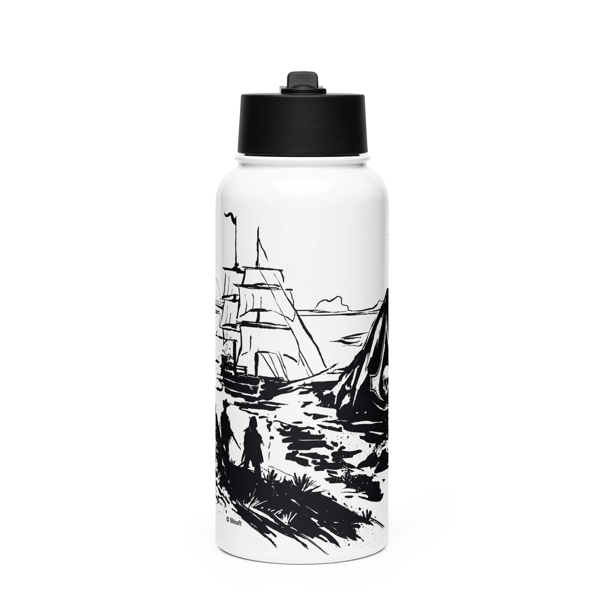 Assassin's Creed Black Flag Resynced 32 oz. Stainless Steel Water Bottle - Image 3