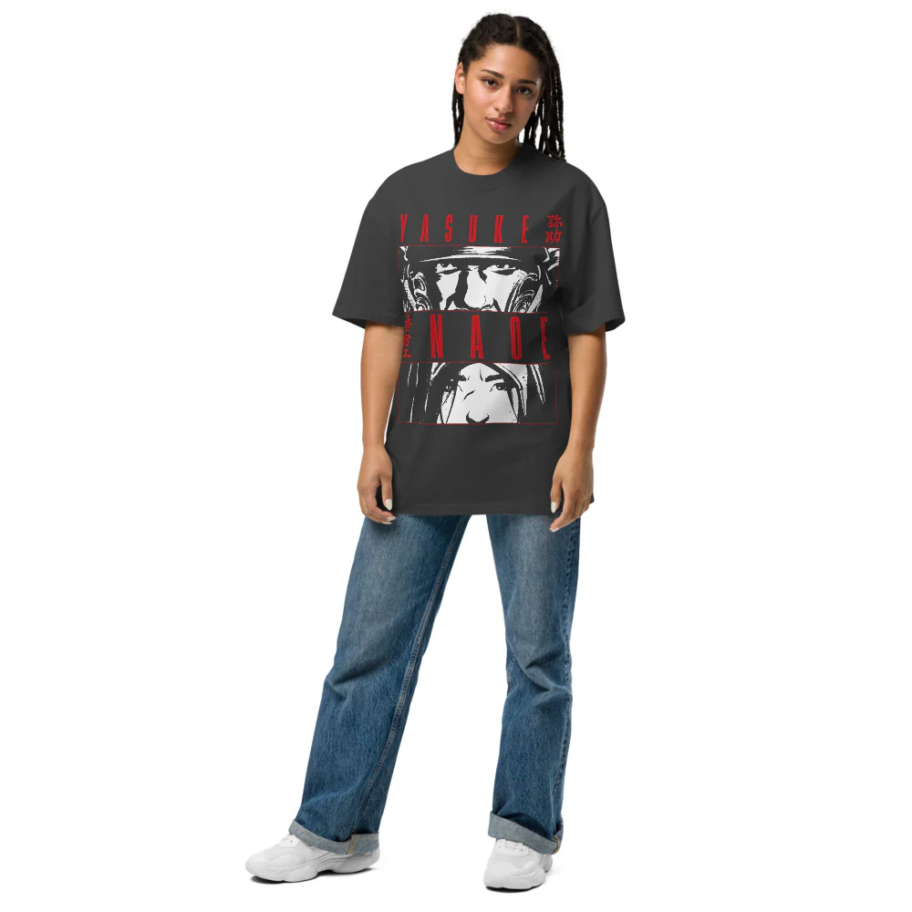 Assassin's Creed Shadows Naoe & Yasuke Oversized T-Shirt - Image 6