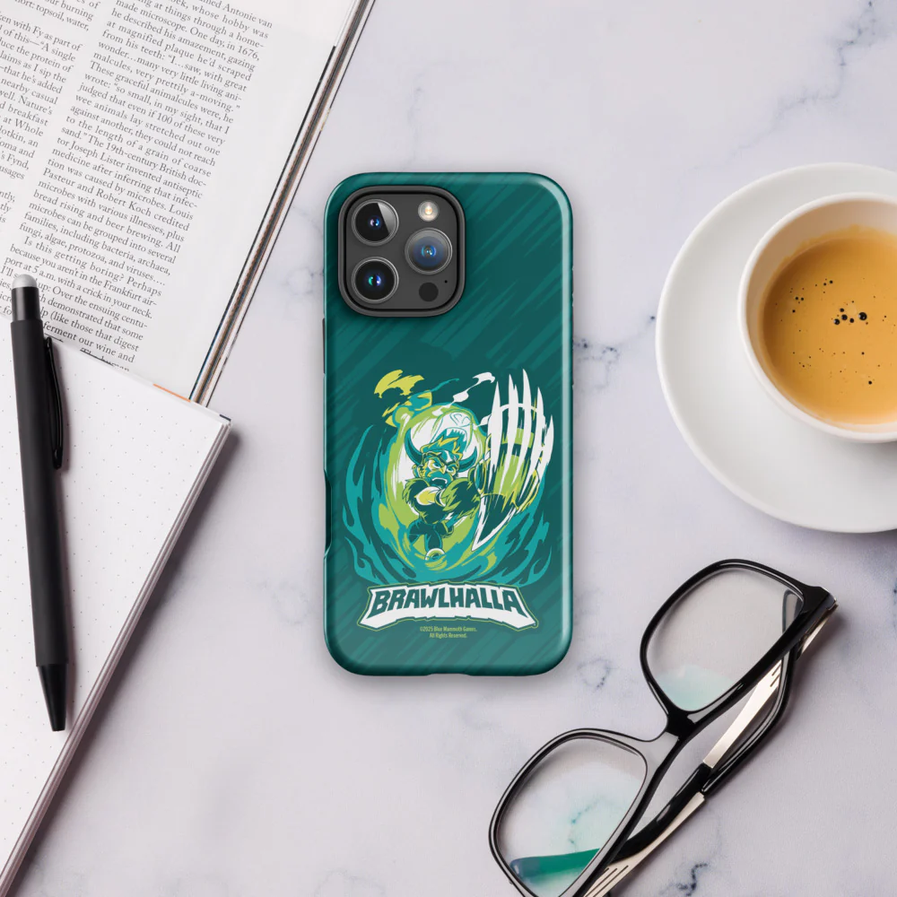 Brawlhalla Bodvar iPhone Tough Phone Case - Image 3