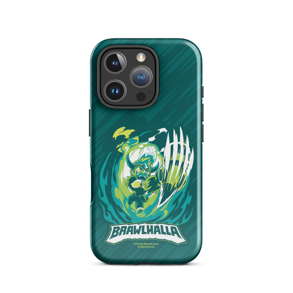 Brawlhalla Bodvar iPhone Tough Phone Case - Image 4