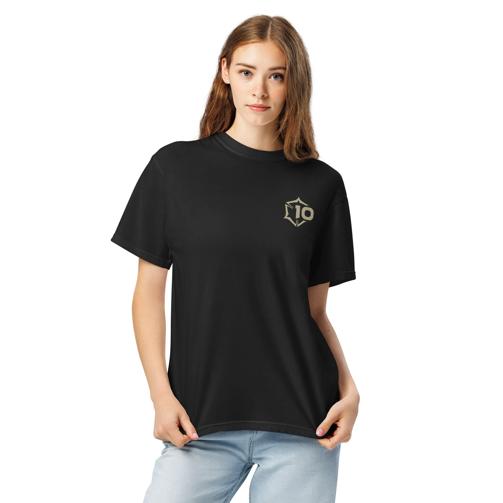 For Honor 10th Anniversary Comfort Colors T-Shirt - Embroidered Badge - Image 3
