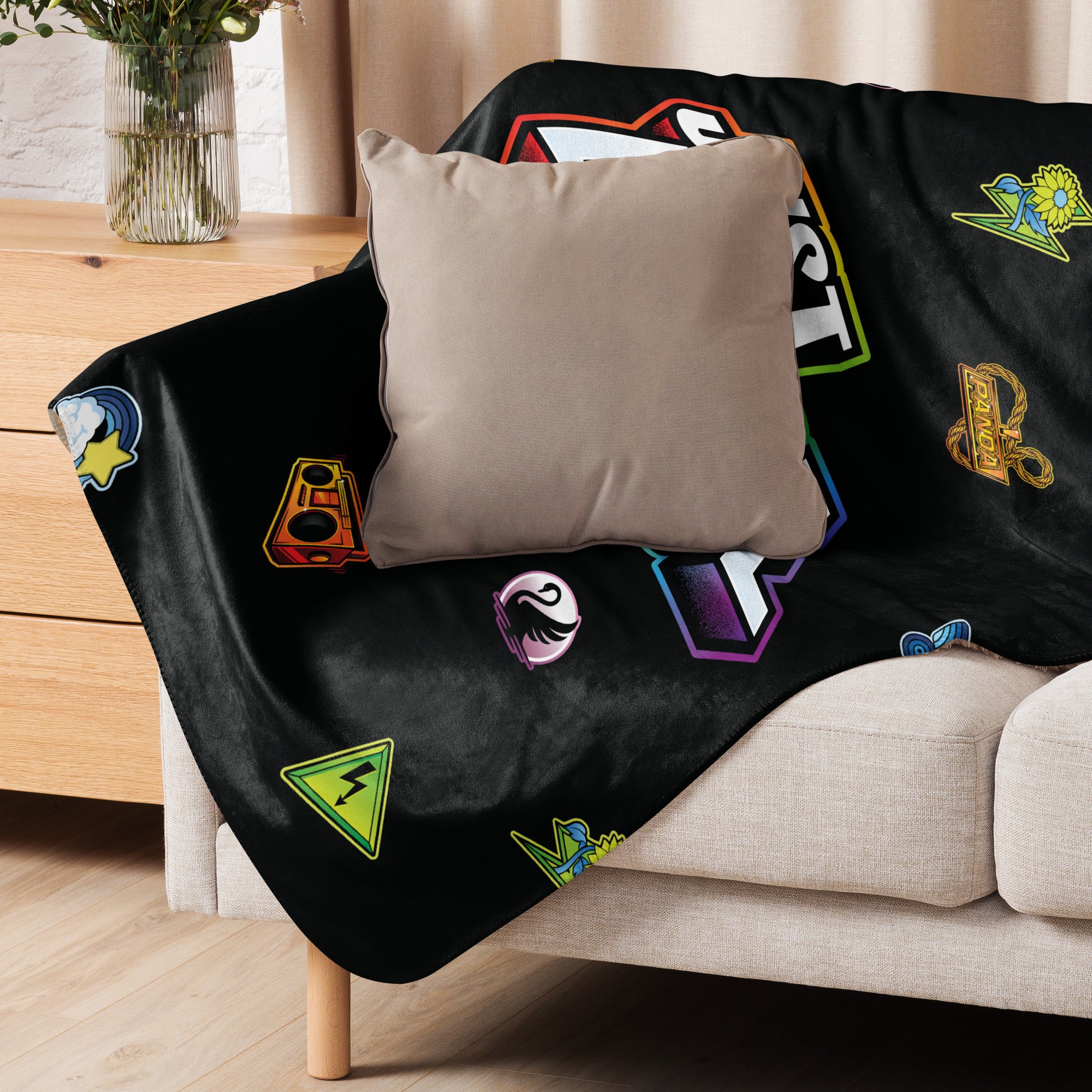 Just Dance Icons Sherpa Blanket - Image 3