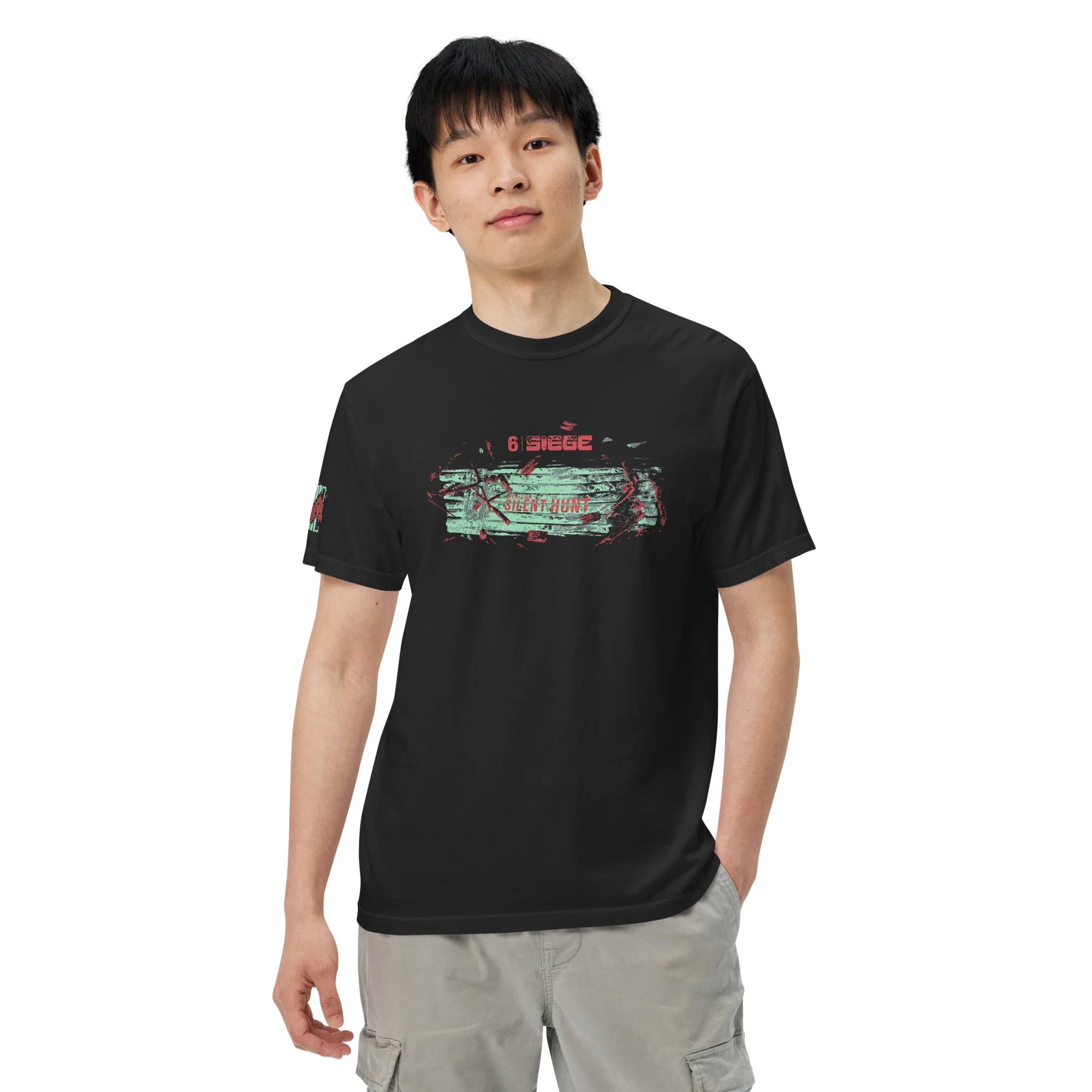 Rainbow Six Siege Comfort Colors T-Shirt - Silent Hunt - Image 5