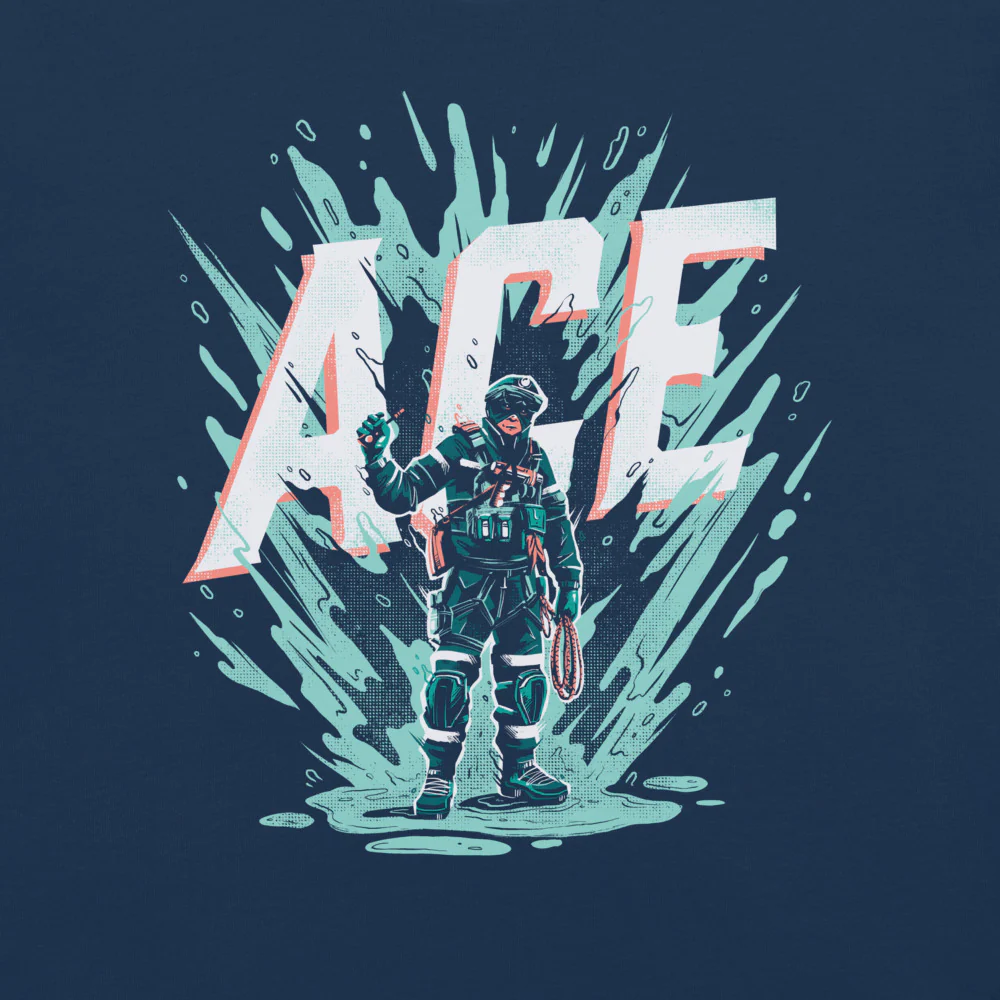 Six Siege Ace Comfort Colors T-Shirt - Image 4