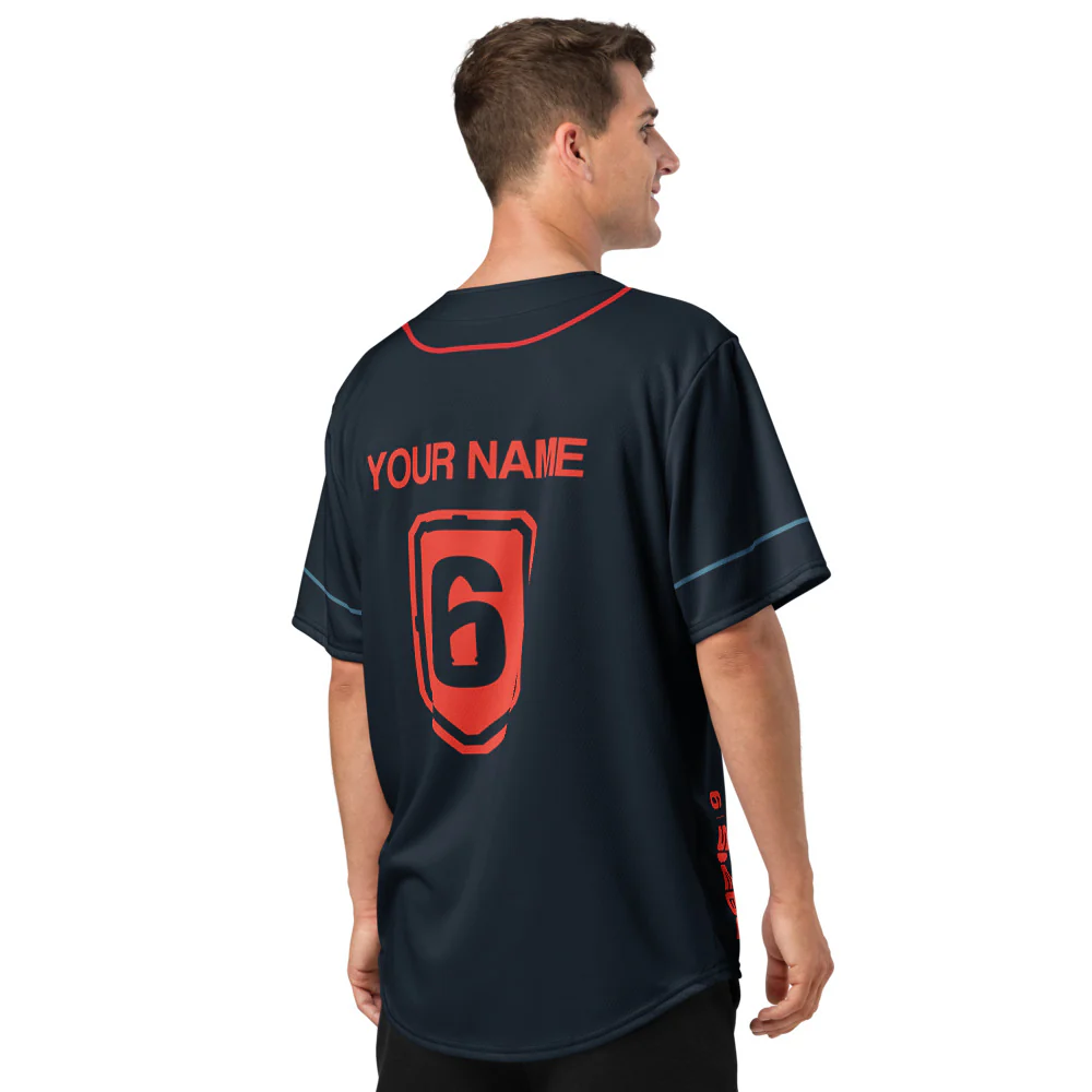 Six Siege Personalized Baseball Jersey - Image 4