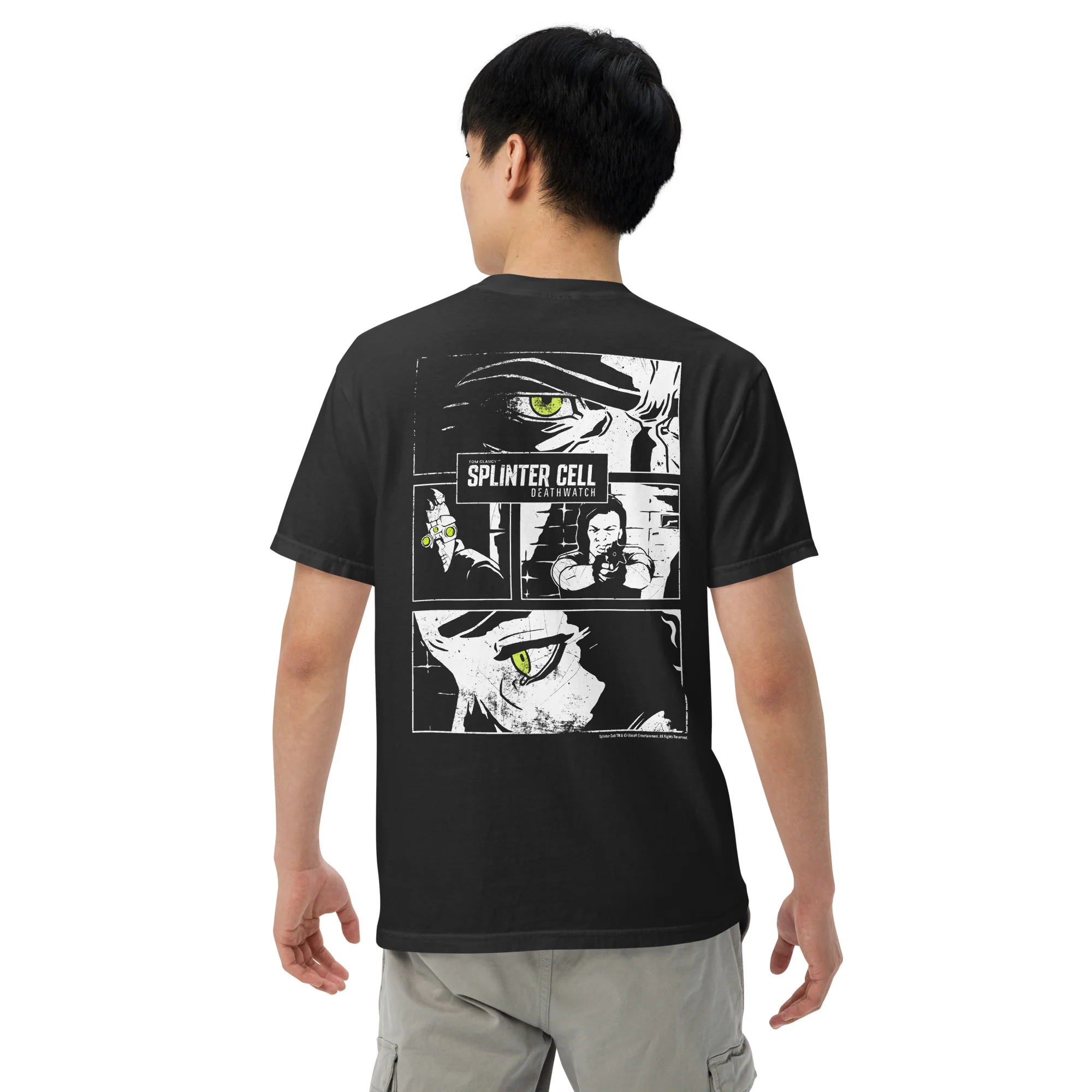 Splinter Cell Deathwatch Comic Panel Comfort Colors T-Shirt - Image 5